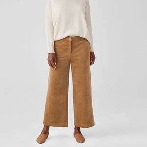 Eileen Fisher Corduroy Wide Leg Pants